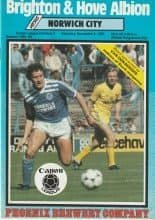 Brighton & Hove Albion v Norwich City 02-Nov-1985