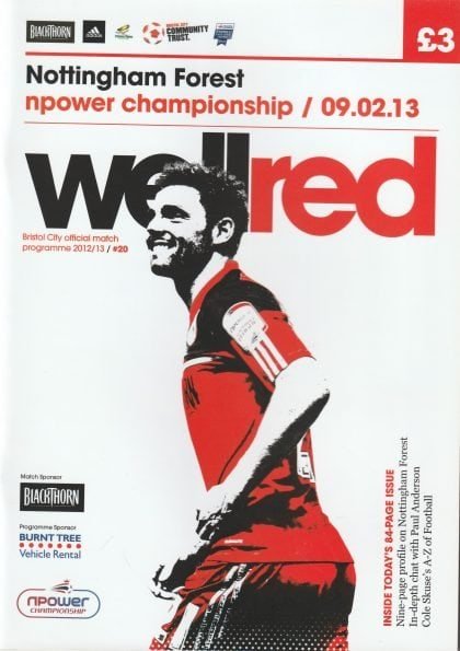 Bristol City v Nottingham Forest   09-Feb-2013