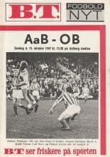 AaB Aalborg v Odense Boldklub   15-Oct-1967