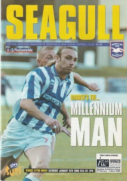 Brighton & Hove Albion v Leyton Orient 15-Jan-2000