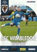 AFC Wimbledon v Oxford United  11-Apr-2015