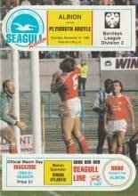 Brighton & Hove Albion v Plymouth Argyle 10-Nov-1990