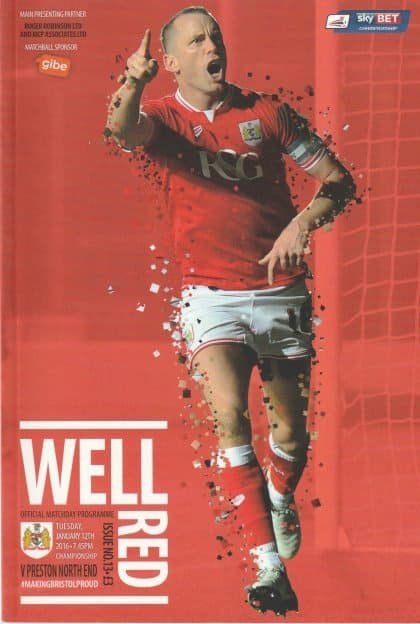 Bristol City v Preston North End   12-Jan-2016