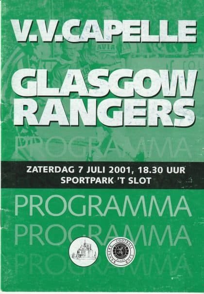 V.V. Capelle v Glasgow Rangers  07-Jul-2001