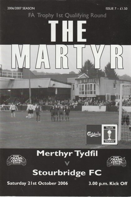 Merthyr Tydfil v Stourbridge  21-Oct-2006