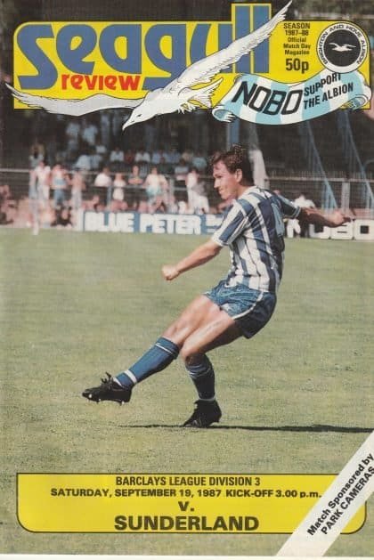 Brighton & Hove Albion v Sunderland 19-Sep-1987