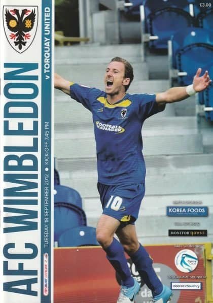 AFC Wimbledon v Torquay United 18-Sep-2012