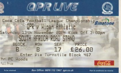 Queens Park Rangers v Wigan Athletic 13-Nov-2004