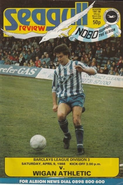 Brighton & Hove Albion v Wigan Athletic 09-Apr-1988