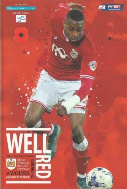 Bristol City v Wolverhampton Wanderers  03-Nov-2015