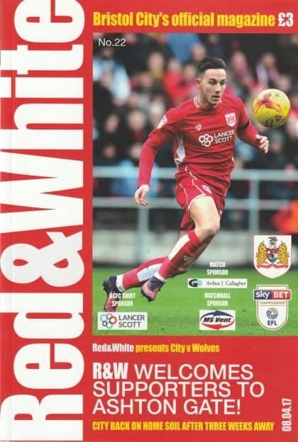 Bristol City v Wolverhampton Wanderers  08-Apr-2017