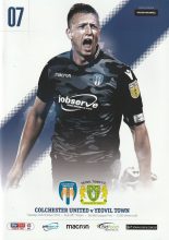 Colchester United v Yeovil Town  02-Oct-2018