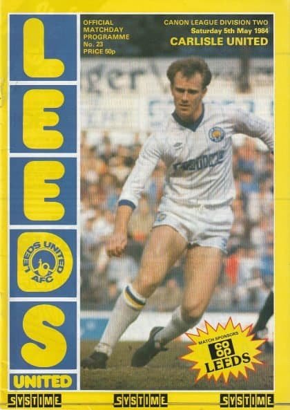 Leeds United v Carlisle United 05-May-1984