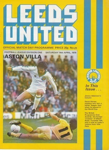 Leeds United v Aston Villa 14-Apr-1979