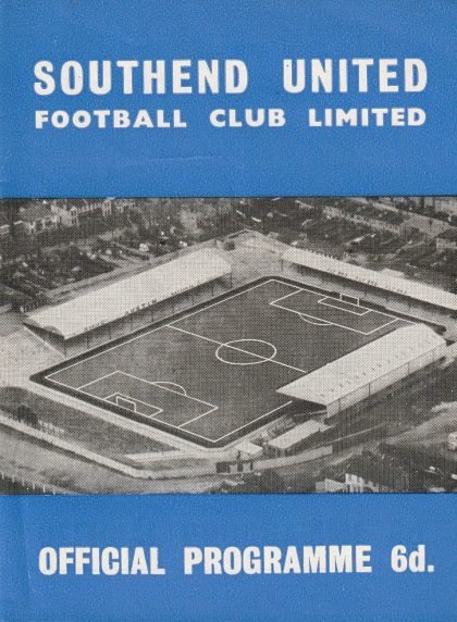Southend United v Bournemouth & Boscombe Athletic  28-Dec-1964