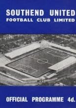 Southend United v Barnsley 09-Sep-1963