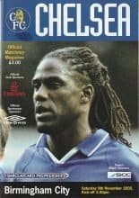 Chelsea v Birmingham City  09-Nov-2002