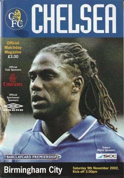 Chelsea v Birmingham City  09-Nov-2002