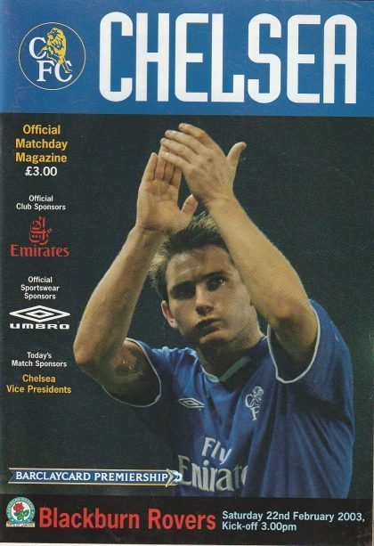Chelsea v Blackburn Rovers 22-Feb-2003