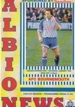 Brighton & Hove Albion v AFC Bournemouth 15-Jan-1994