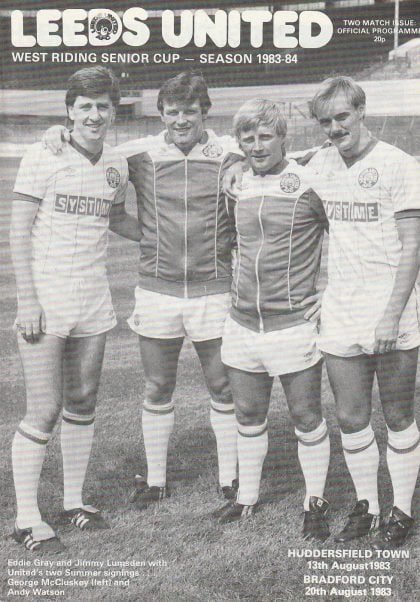 Leeds United v Huddersfield Town 20-Aug-1983