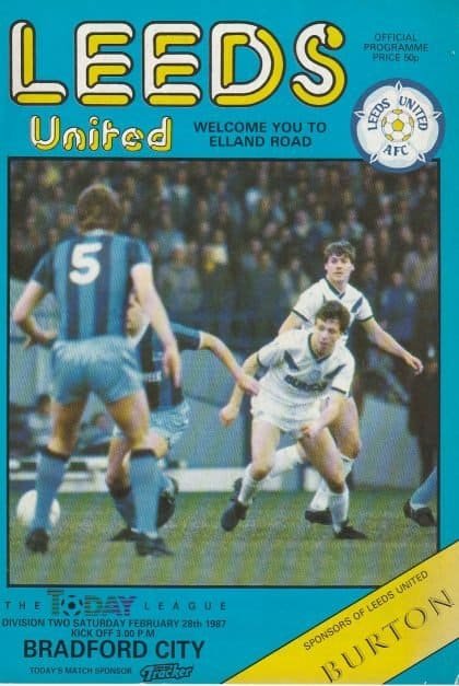 Leeds United v Bradford City 28-Feb-1987