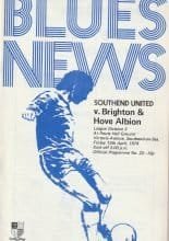 Southend United v Brighton & Hove Albion  12-Apr-1974