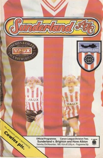 Sunderland v Brighton & Hove Albion 23-Nov-1985
