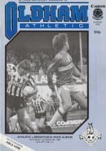 Oldham Athletic v Brighton & Hove Albion 26-Oct-1985