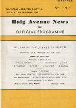 Southport v Brighton & Hove Albion  04-Nov-1967