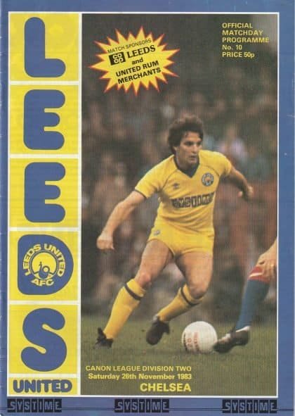 Leeds United v Chelsea 26-Nov-1983