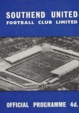 Southend United v Crystal Palace 26-Dec-1963