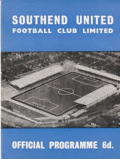 Southend United v Exeter City  10-Oct-1964