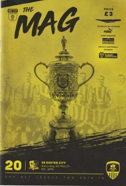 Notts County v Exeter City  23-Mar-2019