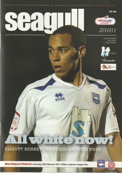 Brighton & Hove Albion v Hartlepool United 12-Feb-2011