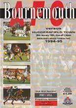 AFC Bournemouth v Huddersfield Town   28-Jan-1995
