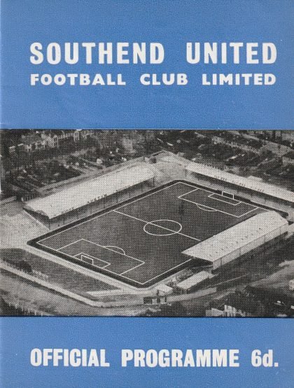 Southend United v Hull City 28-Sep-1964