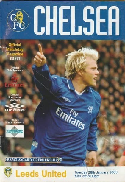Chelsea v Leeds United 28-Jan-2003