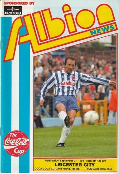Brighton & Hove Albion v Leicester City 21-Sep-1994