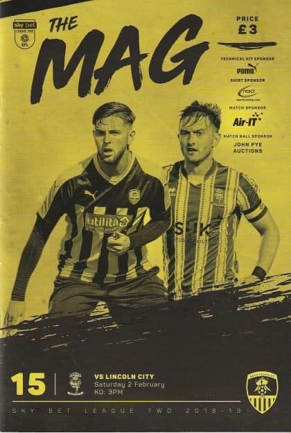 Notts County v Lincoln City  02-Feb-2019