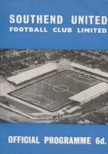 Southend United v Luton Town  10-Apr-1965