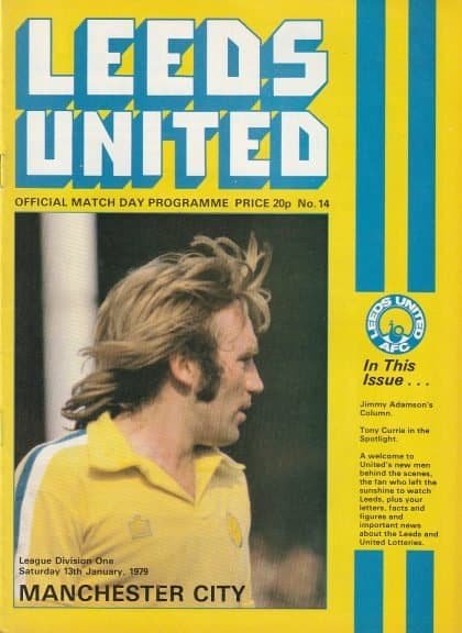 Leeds United v Manchester City  13-Jan-1979