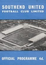 Southend United v Mansfield Town  20-Apr-1964