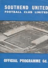 Southend United v Mansfield Town  08-Jan-1966