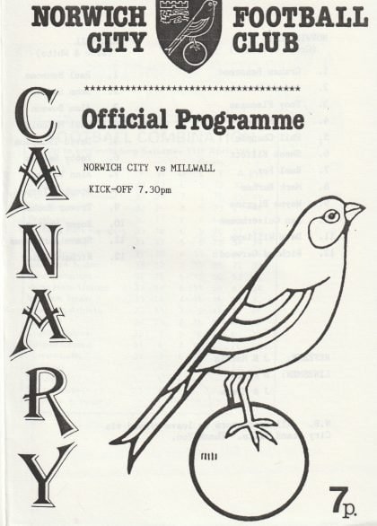 Norwich City Reserves v Millwall Reserves  26-Nov-1986
