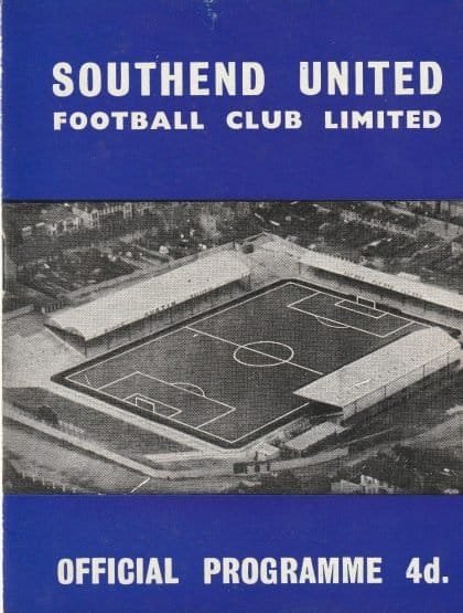 Southend United v Millwall  30-Mar-1964