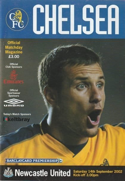 Chelsea v Newcastle United 14-Sep-2002
