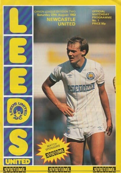 Leeds United v Newcastle United 27-Aug-1983