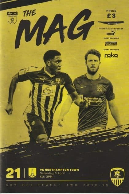 Notts County v Northampton Town  06-Apr-2019
