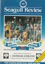 Brighton & Hove Albion v Oldham Athletic  22-Oct-1988